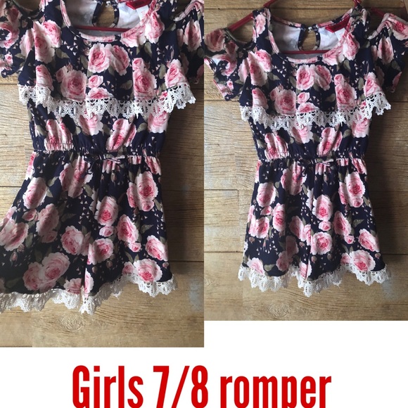 Girls size 7/8 romper❤️👸🏻 - Picture 1 of 3
